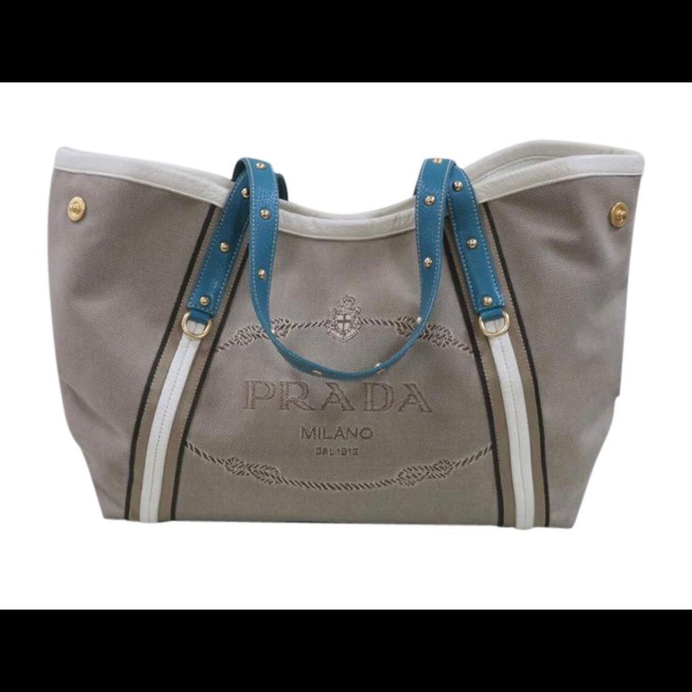 Prada Canvas Tote